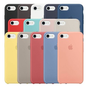 Fundas de silicona de Apple para iPhone en varios colores